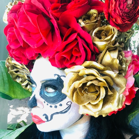 DAY OF THE DEAD HEADPIECE - Picture 4 of 4